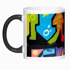 Urban Graffiti Movie Theme Productor Colorful Abstract Arrows Morph Mugs by genx