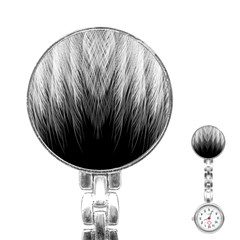 Feather Graphic Design Background Stainless Steel Nurses Watch by Sapixe