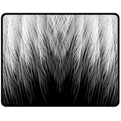 Feather Graphic Design Background Double Sided Fleece Blanket (medium)  by Sapixe