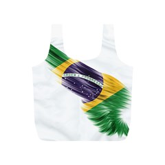 Flag Of Brazil Full Print Recycle Bags (s)  by Sapixe