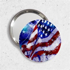 Flag Usa United States Of America Images Independence Day 2 25  Handbag Mirrors by Sapixe