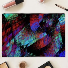 Native Blanket Abstract Digital Art Cosmetic Bag (xxl)  by Sapixe