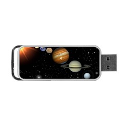 Outer Space Planets Solar System Portable Usb Flash (two Sides) by Sapixe