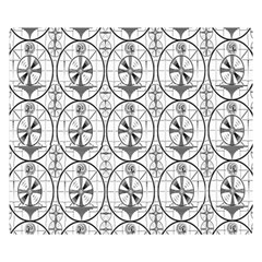 Test Pattern Double Sided Flano Blanket (small)  by ArtworkByPatrick