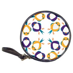 Pattern Circular Birds Classic 20-cd Wallets by Sapixe