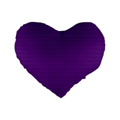 Pattern Violet Purple Background Standard 16  Premium Heart Shape Cushions by Sapixe