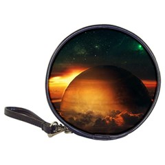 Saturn Rings Fantasy Art Digital Classic 20-cd Wallets by Sapixe
