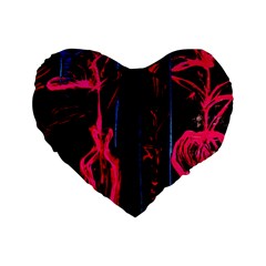 Calligraphy Standard 16  Premium Heart Shape Cushions by bestdesignintheworld