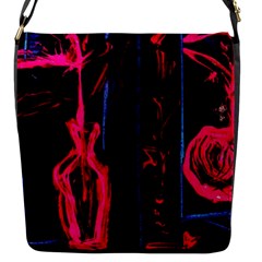 Calligraphy Flap Messenger Bag (s) by bestdesignintheworld