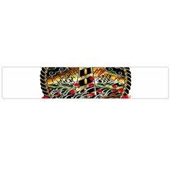 Tattoo Art Print Traditional Artwork Lighthouse Wave Large Flano Scarf  by Sapixe