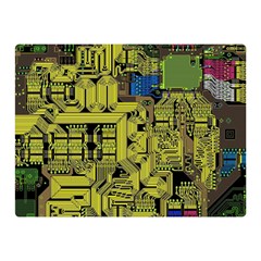 Technology Circuit Board Double Sided Flano Blanket (mini)  by Sapixe