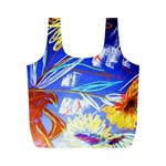 ceramic jur and sunlowers Full Print Recycle Bags (M)  Back