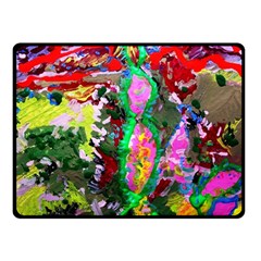 Dscf1239 - Desert In A Bloom Double Sided Fleece Blanket (small)  by bestdesignintheworld