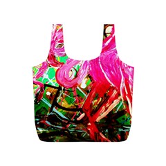 Dscf2035 - Flamingo On A Chad Lake Full Print Recycle Bags (s)  by bestdesignintheworld