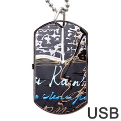 Dscf1638 - Written Poems Dog Tag Usb Flash (one Side) by bestdesignintheworld