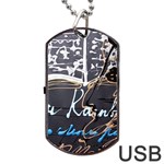 Dscf1638 - written poems Dog Tag USB Flash (Two Sides) Back