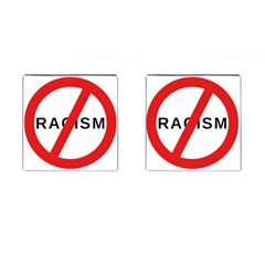 2000px No Racism Svg Cufflinks (square) by demongstore
