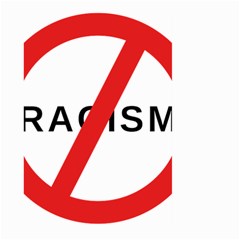 2000px No Racism Svg Large Garden Flag (two Sides) by demongstore