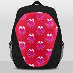Christmas Red Pattern Reasons Backpack Bag by Sapixe