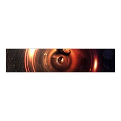 Steampunk Airship Sailing The Stars Of Deep Space Velvet Scrunchie by jayaprime