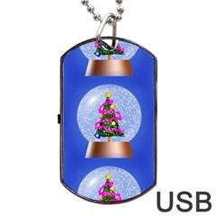 Seamless Repeat Repeating Pattern Art Dog Tag Usb Flash (two Sides) by Sapixe