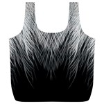 Feather Graphic Design Background Full Print Recycle Bags (L)  Back