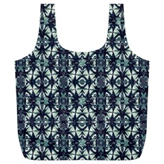 Intersecting Geometric Design Full Print Recycle Bags (l)  by dflcprints