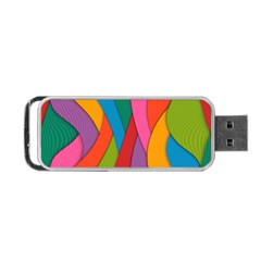 Abstract Background Colrful Portable Usb Flash (one Side) by Modern2018