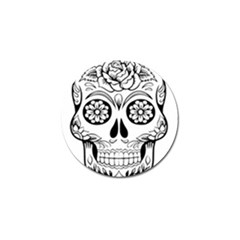 Sugar Skull Golf Ball Marker (4 Pack) by StarvingArtisan