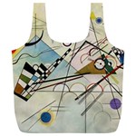 Composition 8 - Vasily Kandinsky Full Print Recycle Bags (L)  Front