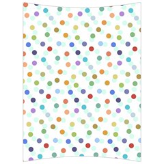 Dotted Pattern Background Brown Back Support Cushion by Modern2018