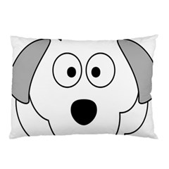 Animal Cartoon Colour Dog Pillow Case (two Sides) by Nexatart