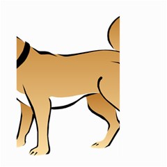 Dog Brown Pet Animal Tail Eskimo Large Garden Flag (two Sides) by Nexatart