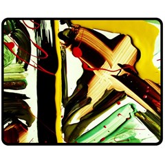 Grave Yard 2 Fleece Blanket (medium)  by bestdesignintheworld