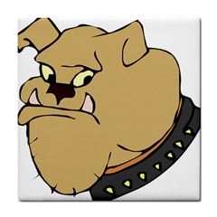 Bulldog Dog Head Canine Pet Tile Coasters by Nexatart