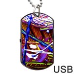 Depression 3 Dog Tag USB Flash (Two Sides) Front