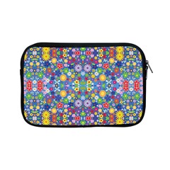 Colorful Flowers Apple Ipad Mini Zipper Cases by LoolyElzayat