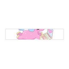 Long Distance Lover - Cute Unicorn Flano Scarf (mini) by Valentinaart
