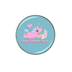 Long Distance Lover - Cute Unicorn Hat Clip Ball Marker (10 Pack) by Valentinaart