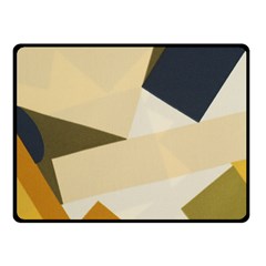 Fabric Textile Texture Abstract Double Sided Fleece Blanket (small)  by Sapixe