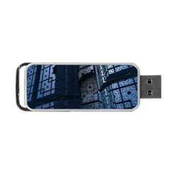 Graphic Design Background Portable Usb Flash (one Side) by Sapixe