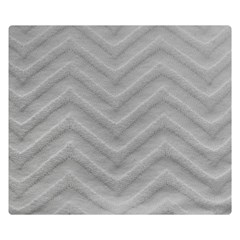 White Fabric Pattern Textile Double Sided Flano Blanket (small)  by Sapixe