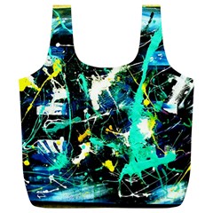 Brain Reflections 1 Full Print Recycle Bags (l)  by bestdesignintheworld