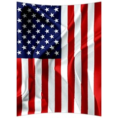 American Usa Flag Vertical Back Support Cushion by FunnyCow