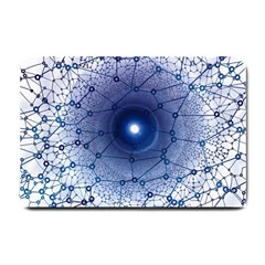 Network Social Abstract Small Doormat  by Nexatart