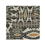Fabric Textile Abstract Pattern Small Satin Scarf (Square) Front