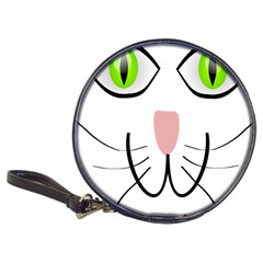 Cat Green Eyes Happy Animal Pet Classic 20-cd Wallets by Sapixe