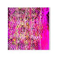 Hot Pink Mess Snakeskin Inspired  Small Satin Scarf (square) by flipstylezfashionsLLC