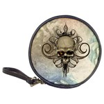 Awesome Creepy Skull With  Wings Classic 20-CD Wallets Front