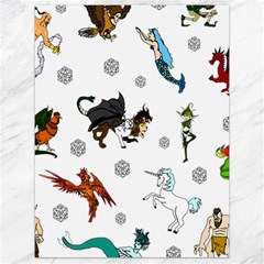 Dundgeon And Dragons Dice And Creatures Canvas 18  X 24   by IIPhotographyAndDesigns
